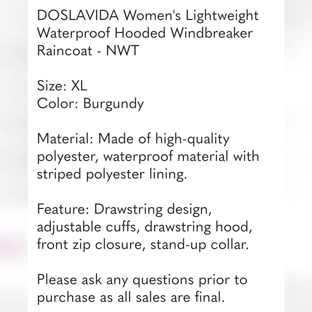 Women's Burgundy Utility Jacket - Picture 5 of 6